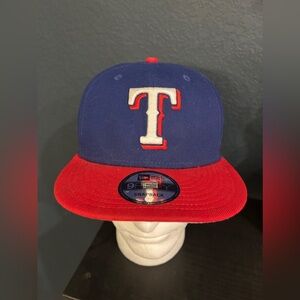New Era Texas Rangers snapback hat
